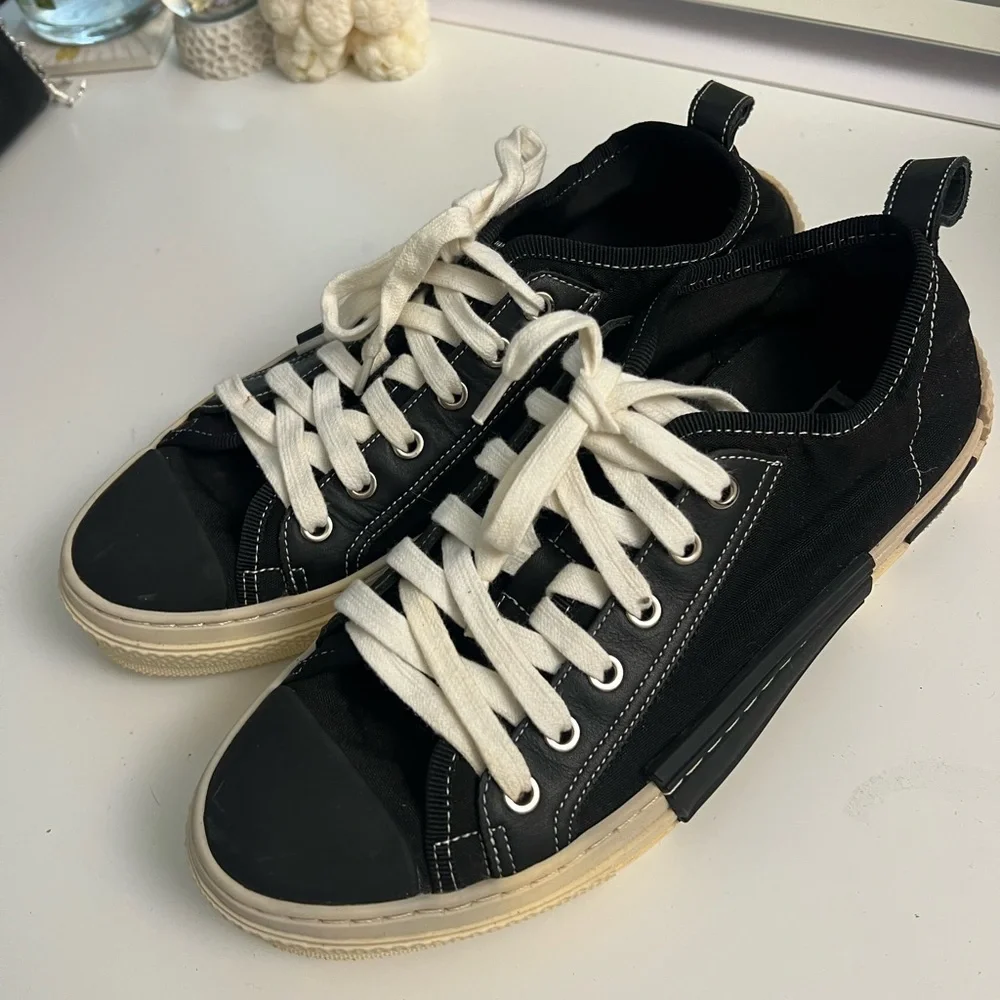 Dior Black and White Women's Sneakers - Picture 2 of 8